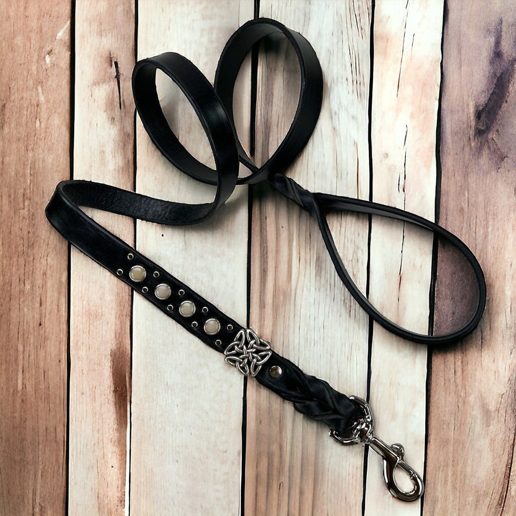 Matching Leather Dog Leash Cedric