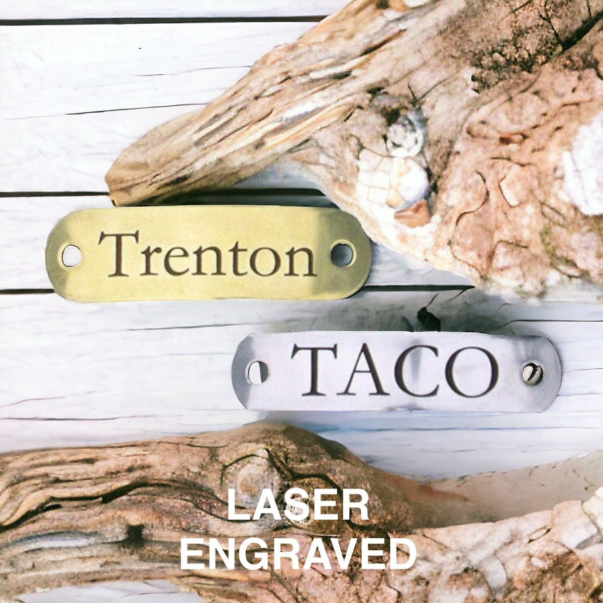 Flora Leather Dog Collar