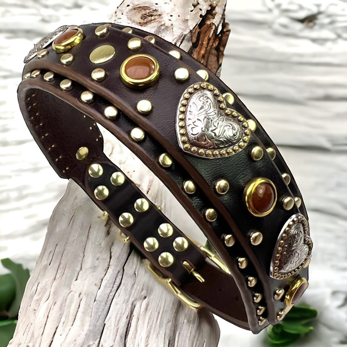 Custom Leather Dog Collar Humboldt