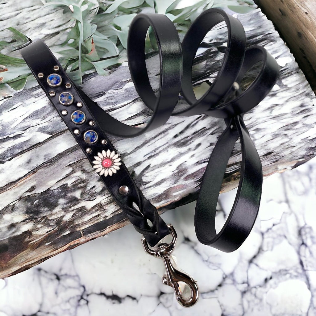 Matching Leather Dog Leash