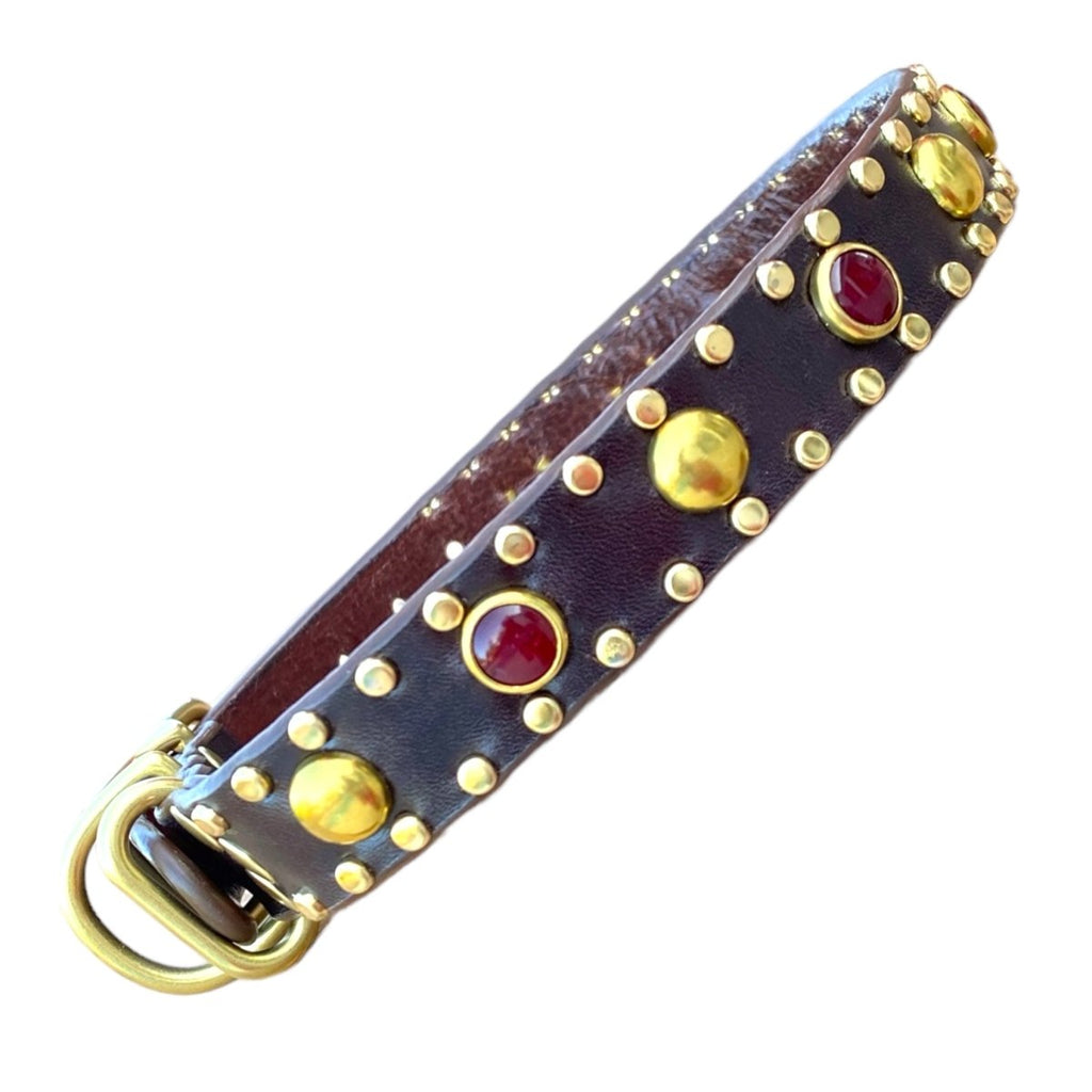 Targa Leather Dog Collar