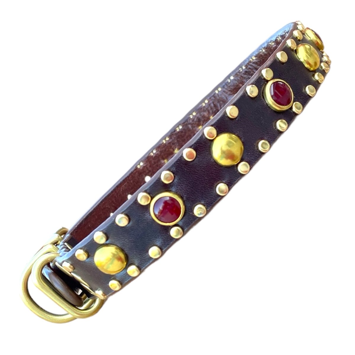 Targa Leather Dog Collar