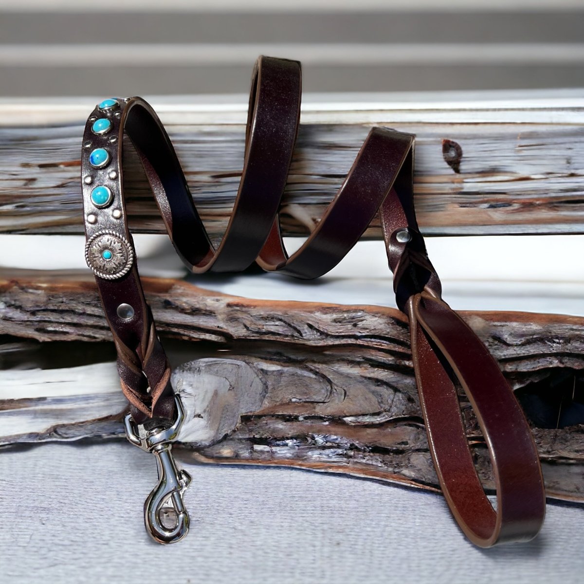 Custom Leather Dog Collar Bahia