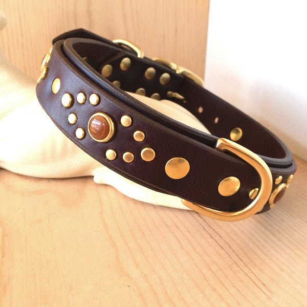 Phoenix Leather Dog Collar
