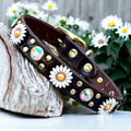 Leather Dog Collar Little Blossom