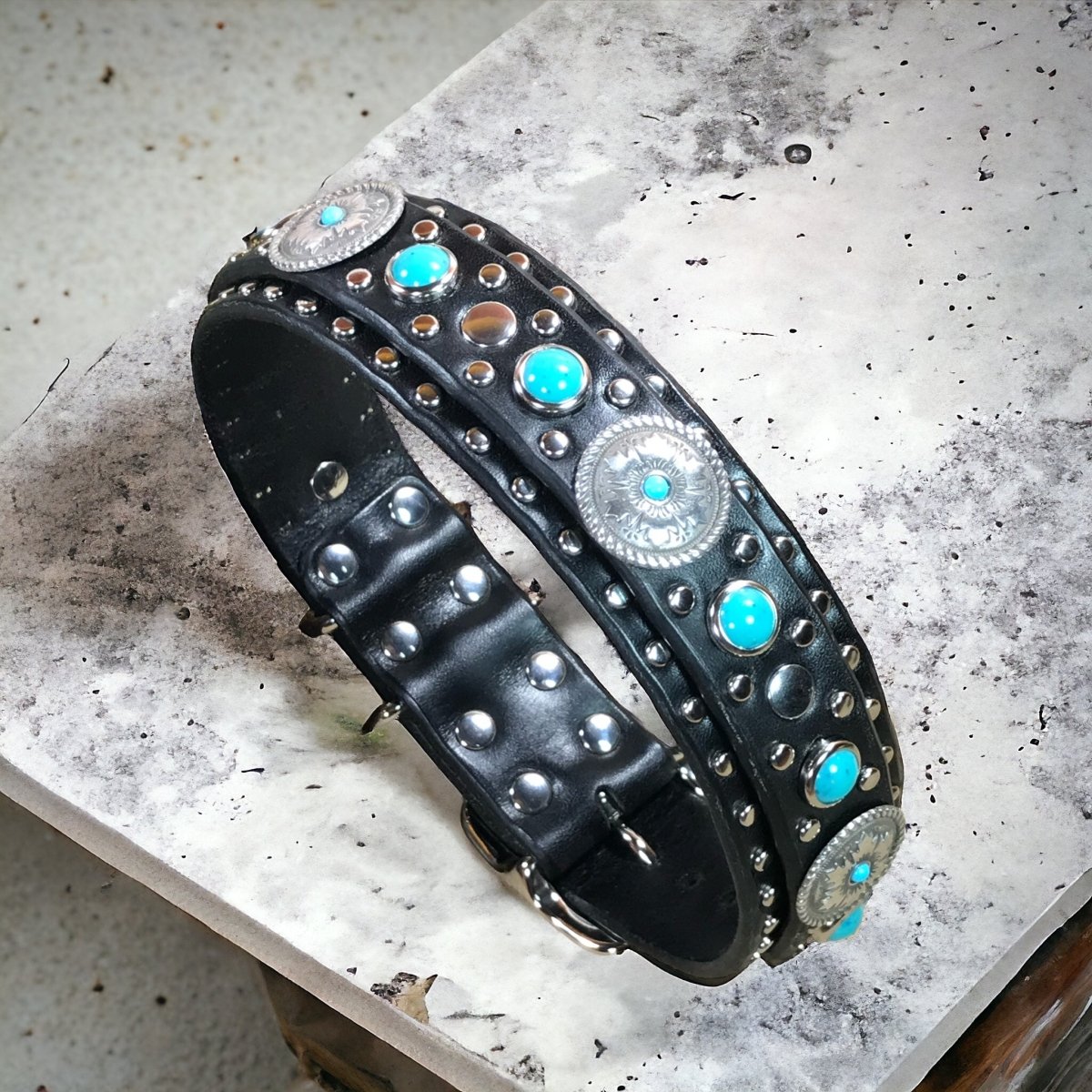 Custom Leather Dog Collar Bahia