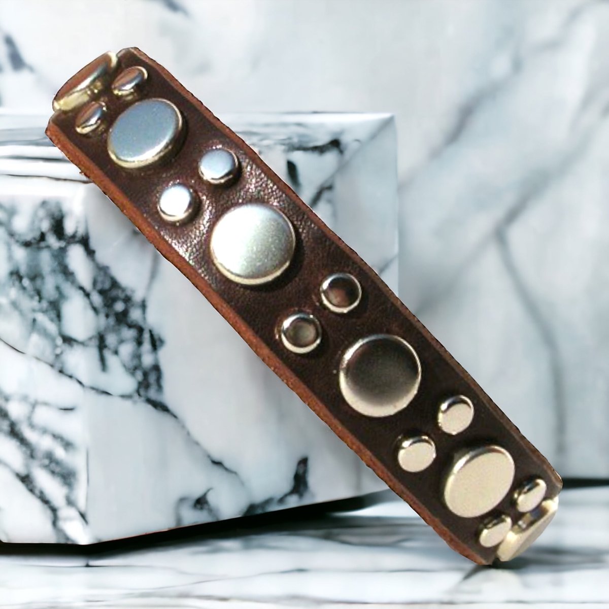 Brixton Leather Dog Collar