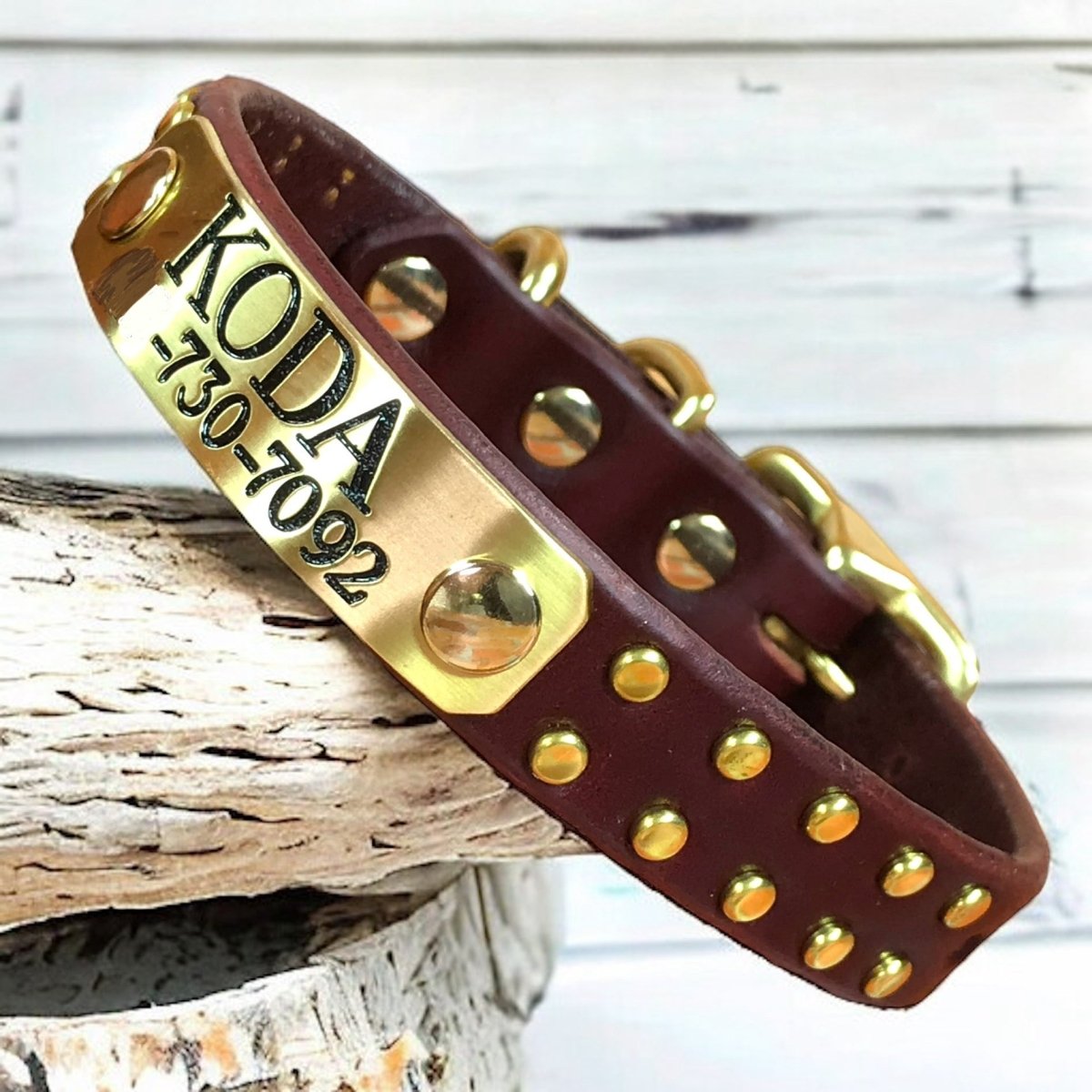 Native Leather Dog Collar