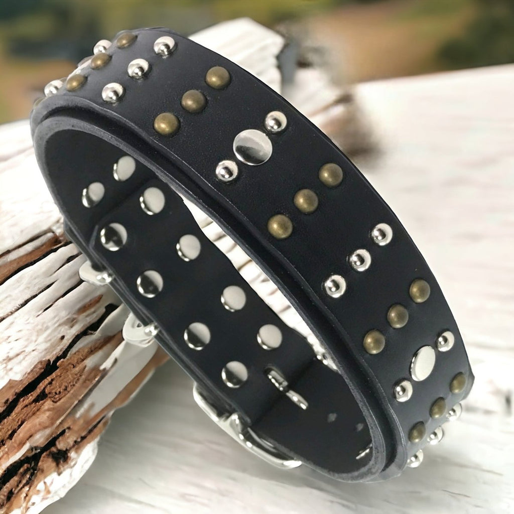 Century Leather Dog Collar