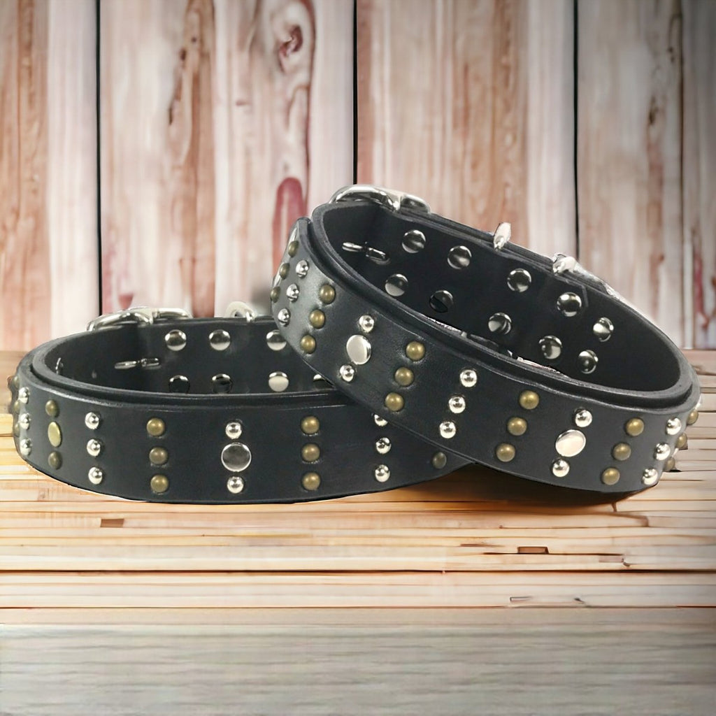 Century Leather Dog Collar