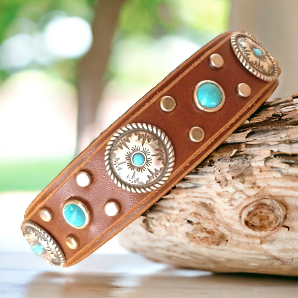 Mojave Leather Dog Collar