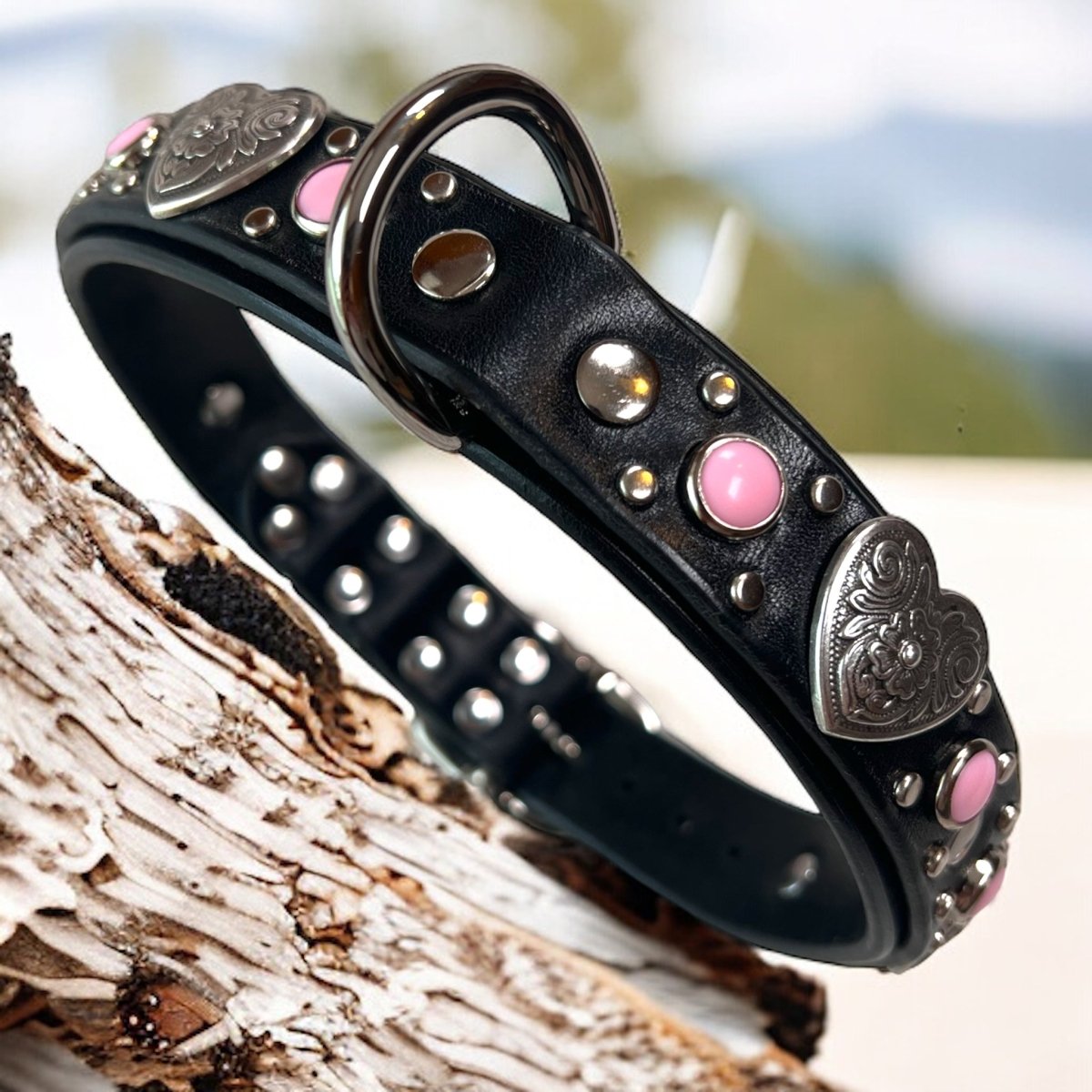 Designer Leather Dog Collar Milan