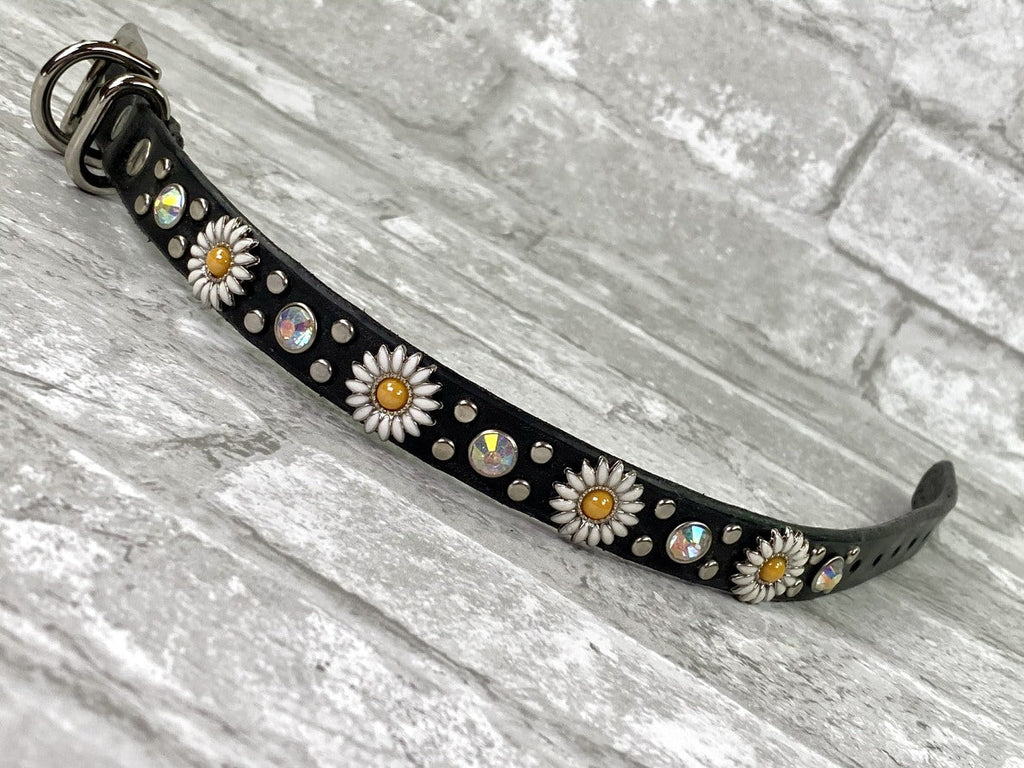 Leather Dog Collar Little Blossom