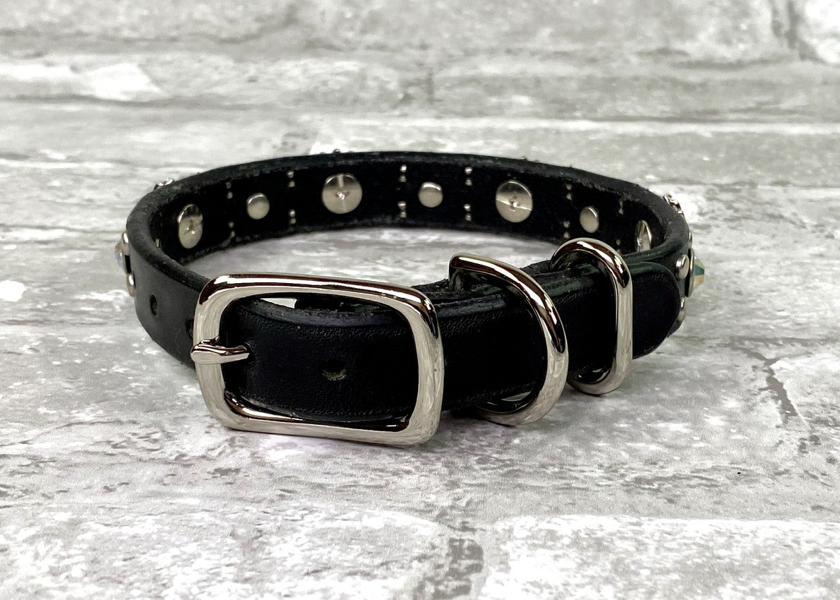 Leather Dog Collar Little Blossom