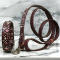 Stargazer SL Leather Dog Collar