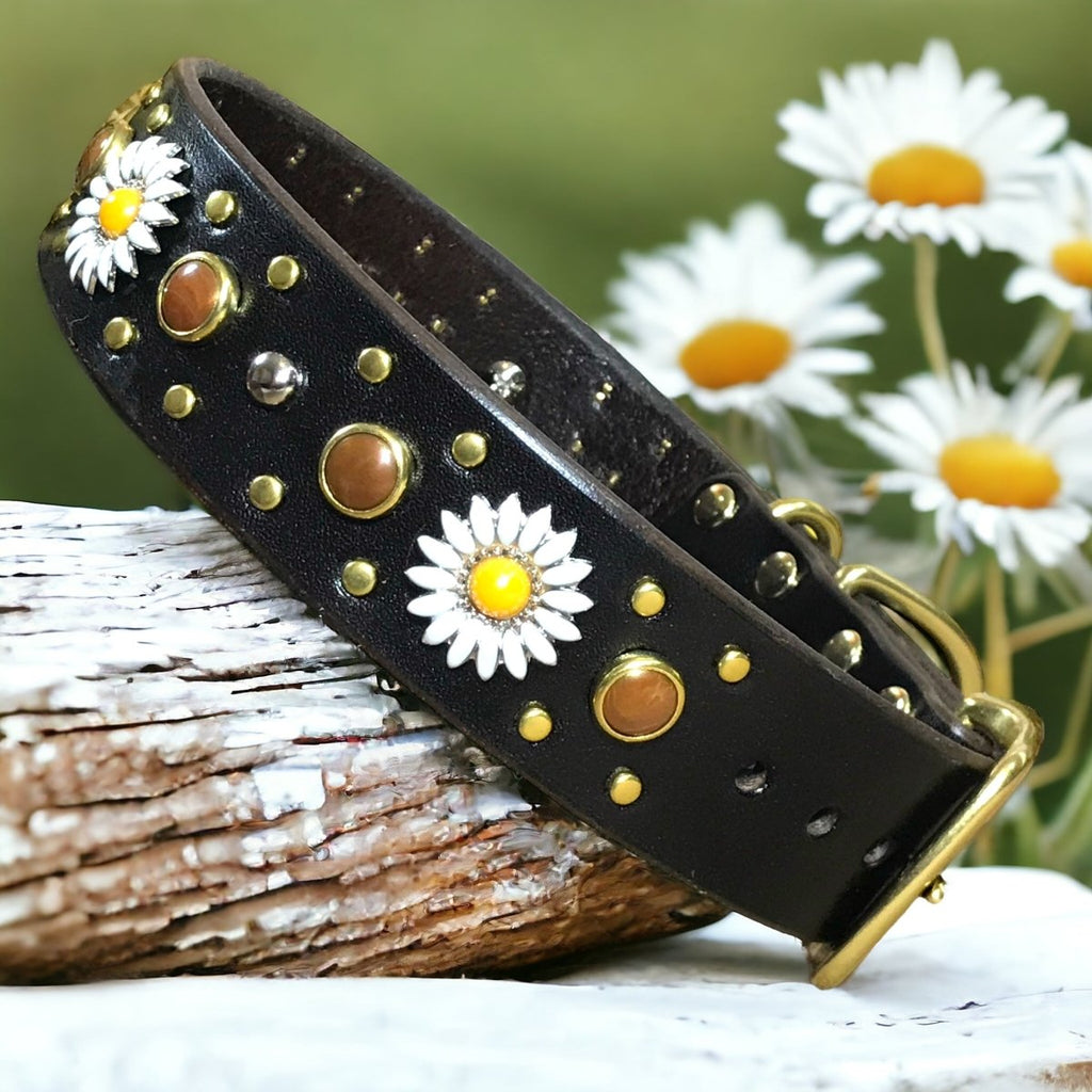 Kalina Leather Dog Collar SL