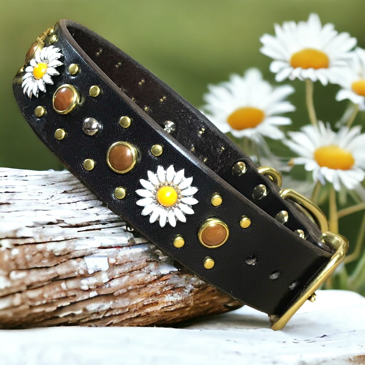 Kalina Leather Dog Collar SL