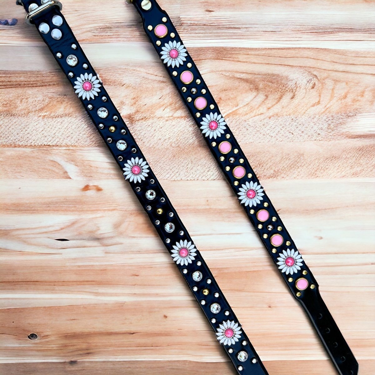 Designer Leather Dog Collar Yessena