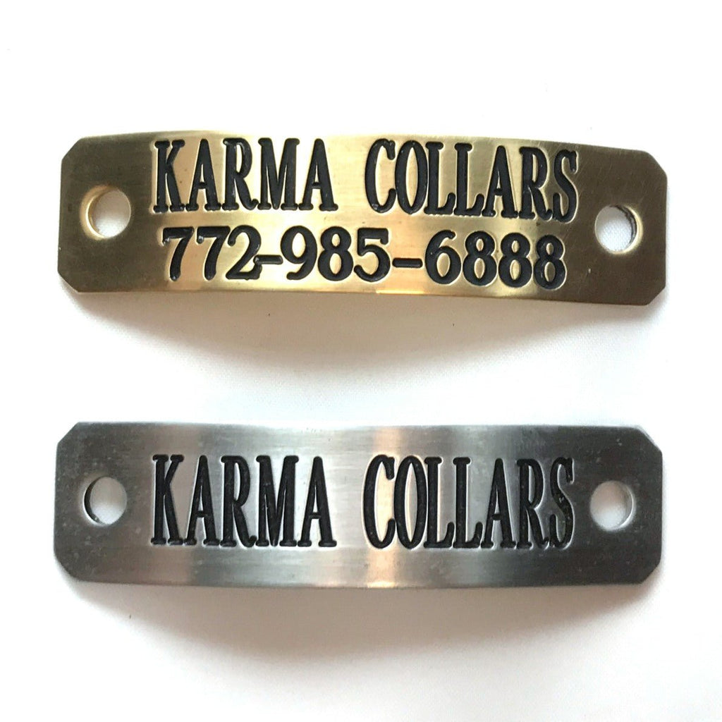 Large Deep Engraved Nameplate