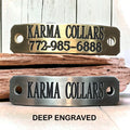 Large Deep Engraved Nameplate