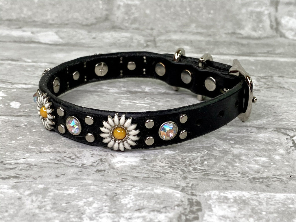 Leather Dog Collar Little Blossom