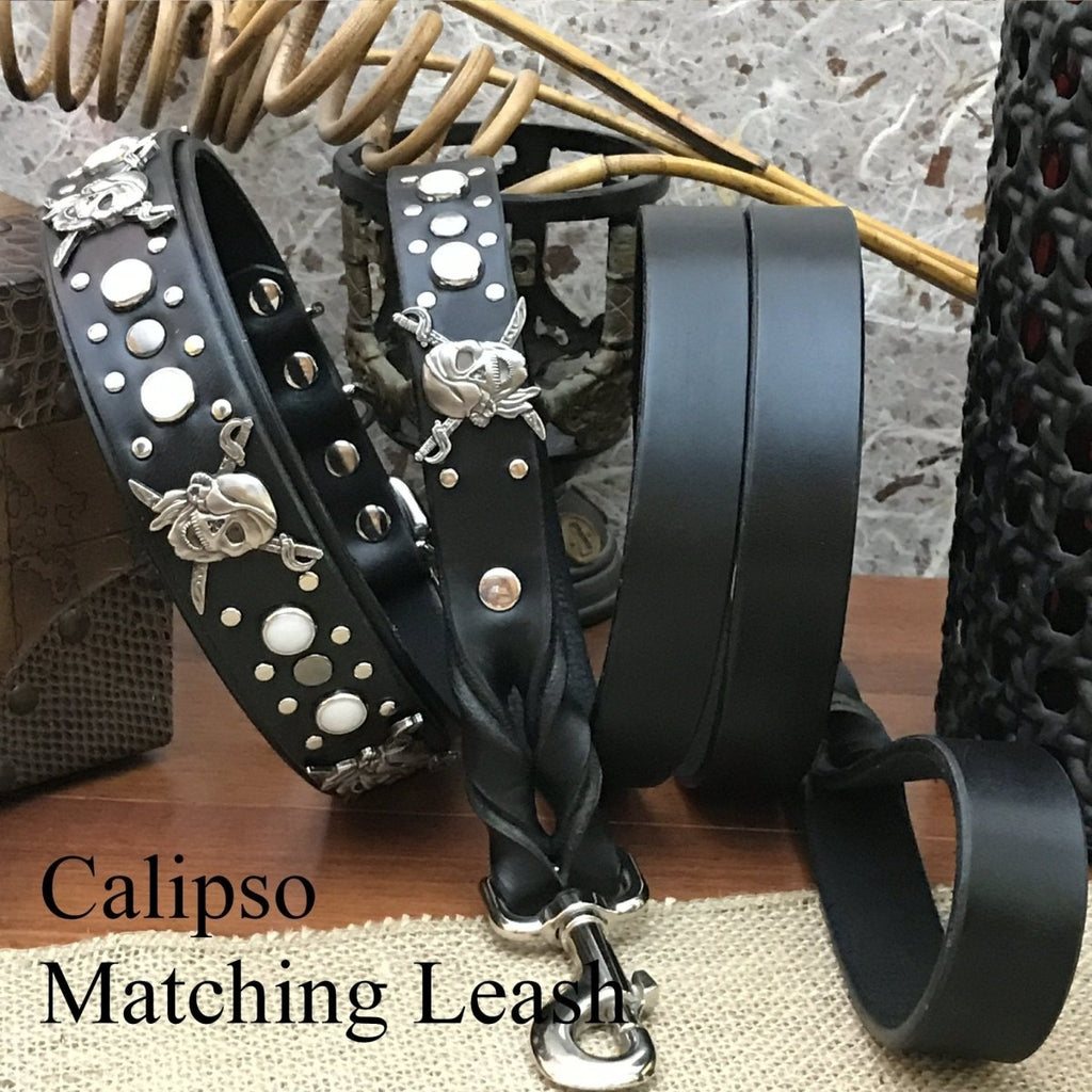 Matching Leather Dog Leash