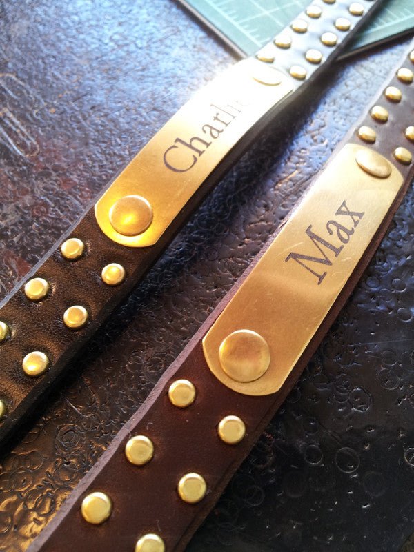 Hudson Leather Dog Collar