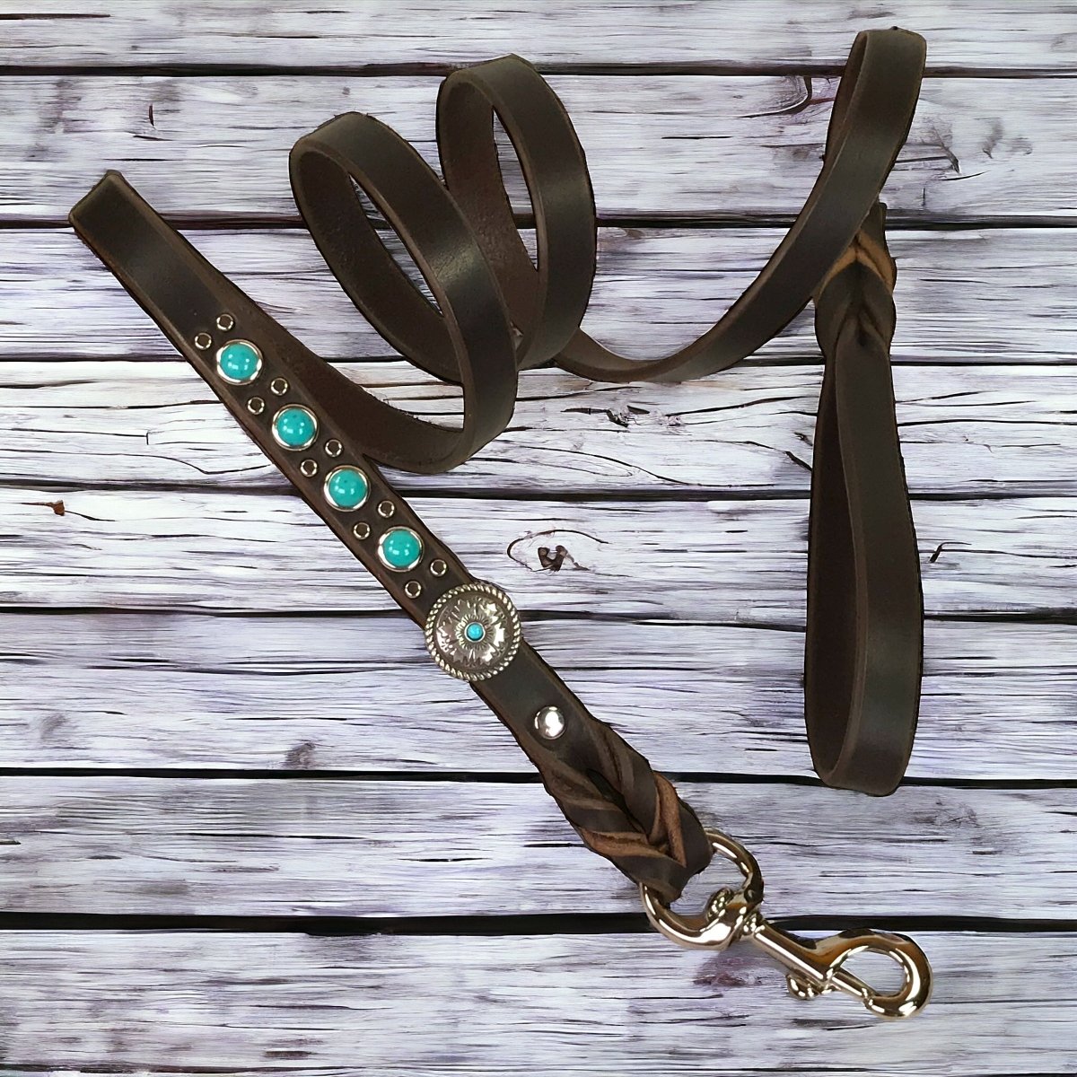 Custom Leather Dog Collar Bahia