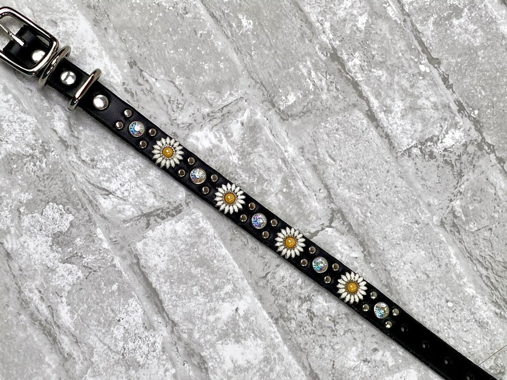 Leather Dog Collar Little Blossom