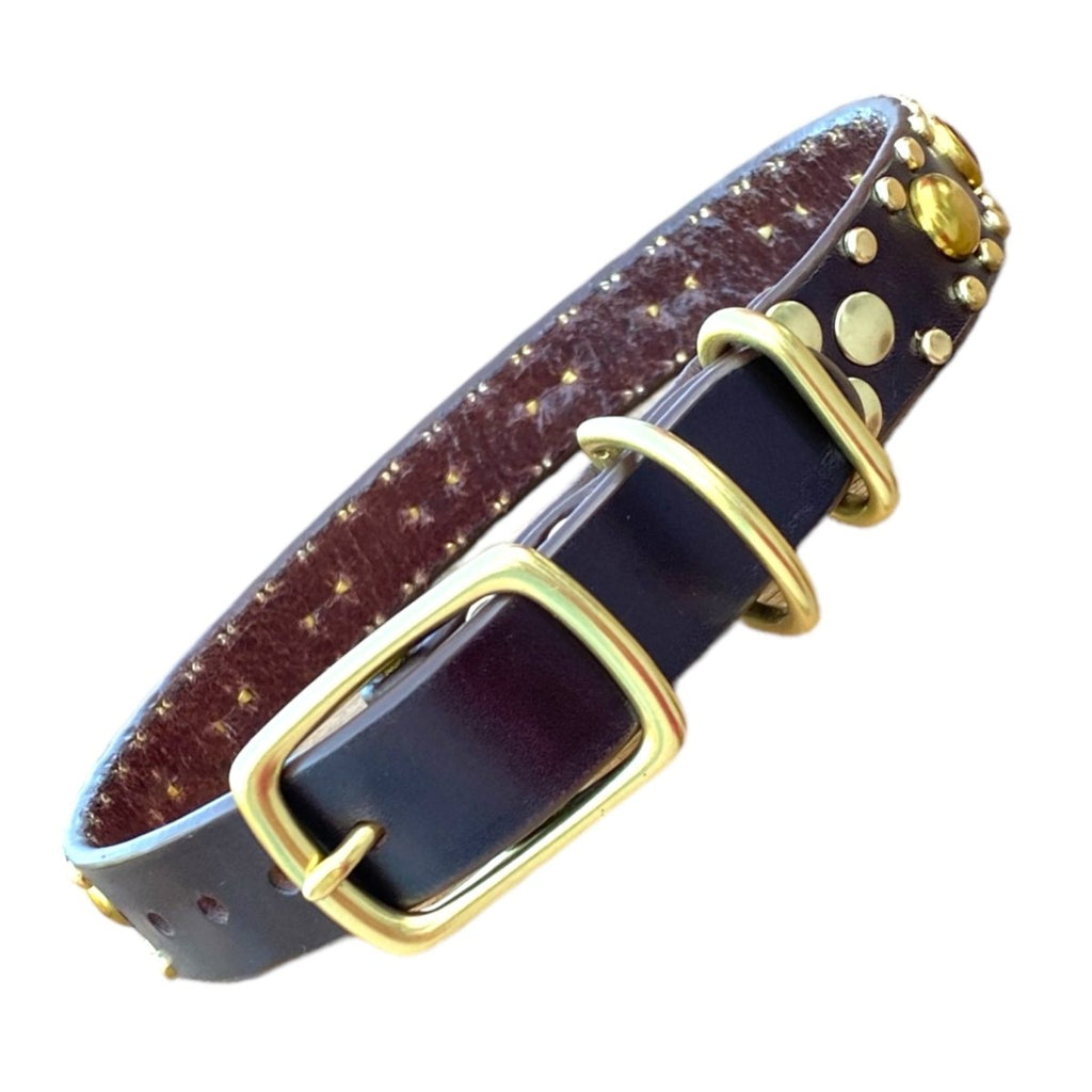 Targa Leather Dog Collar
