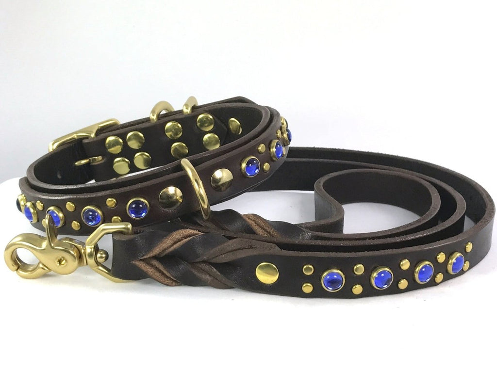 Matching Leather Dog Leash