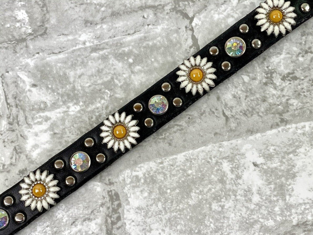 Leather Dog Collar Little Blossom