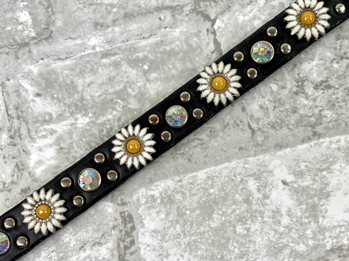 Leather Dog Collar Little Blossom