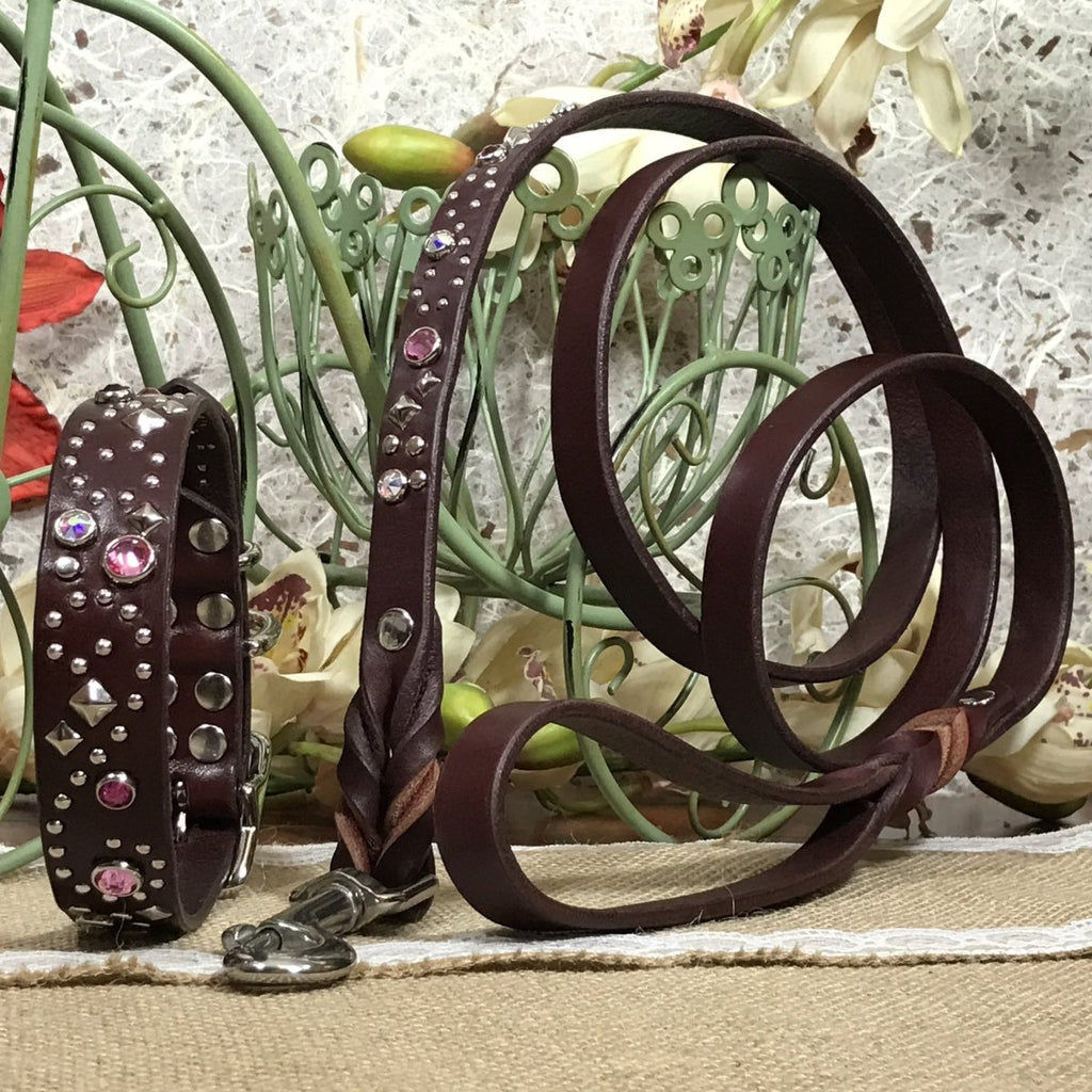 Matching Leather Dog Leash