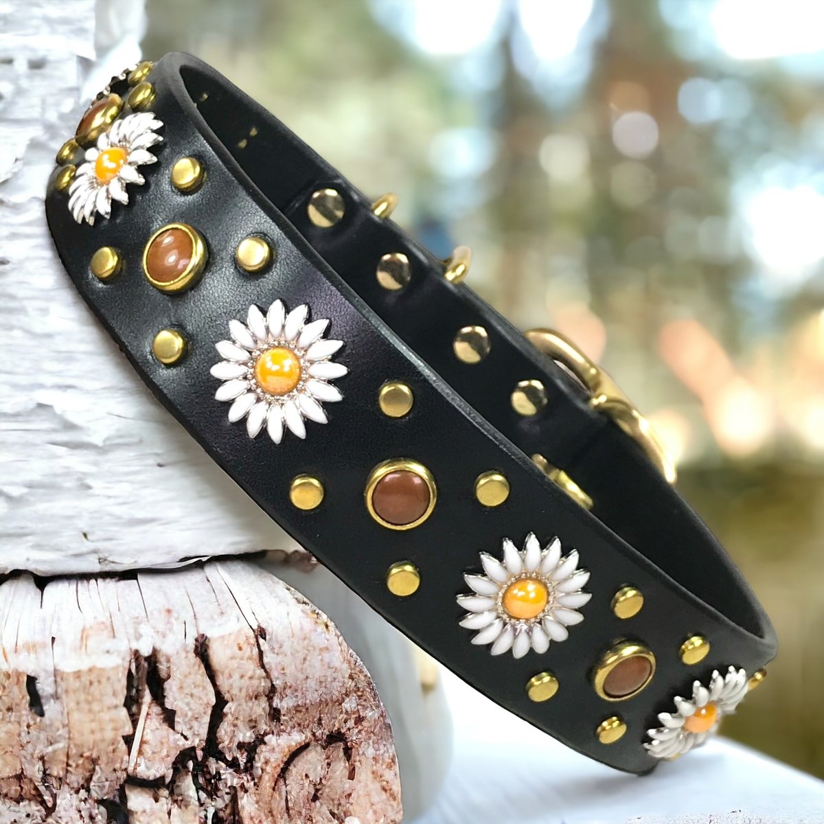 Kalina Leather Dog Collar SL