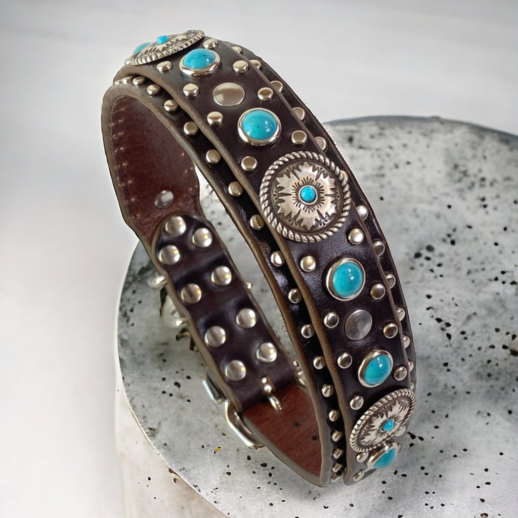 Custom Leather Dog Collar Bahia