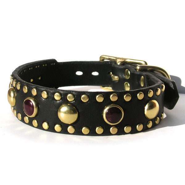 Targa Leather Dog Collar