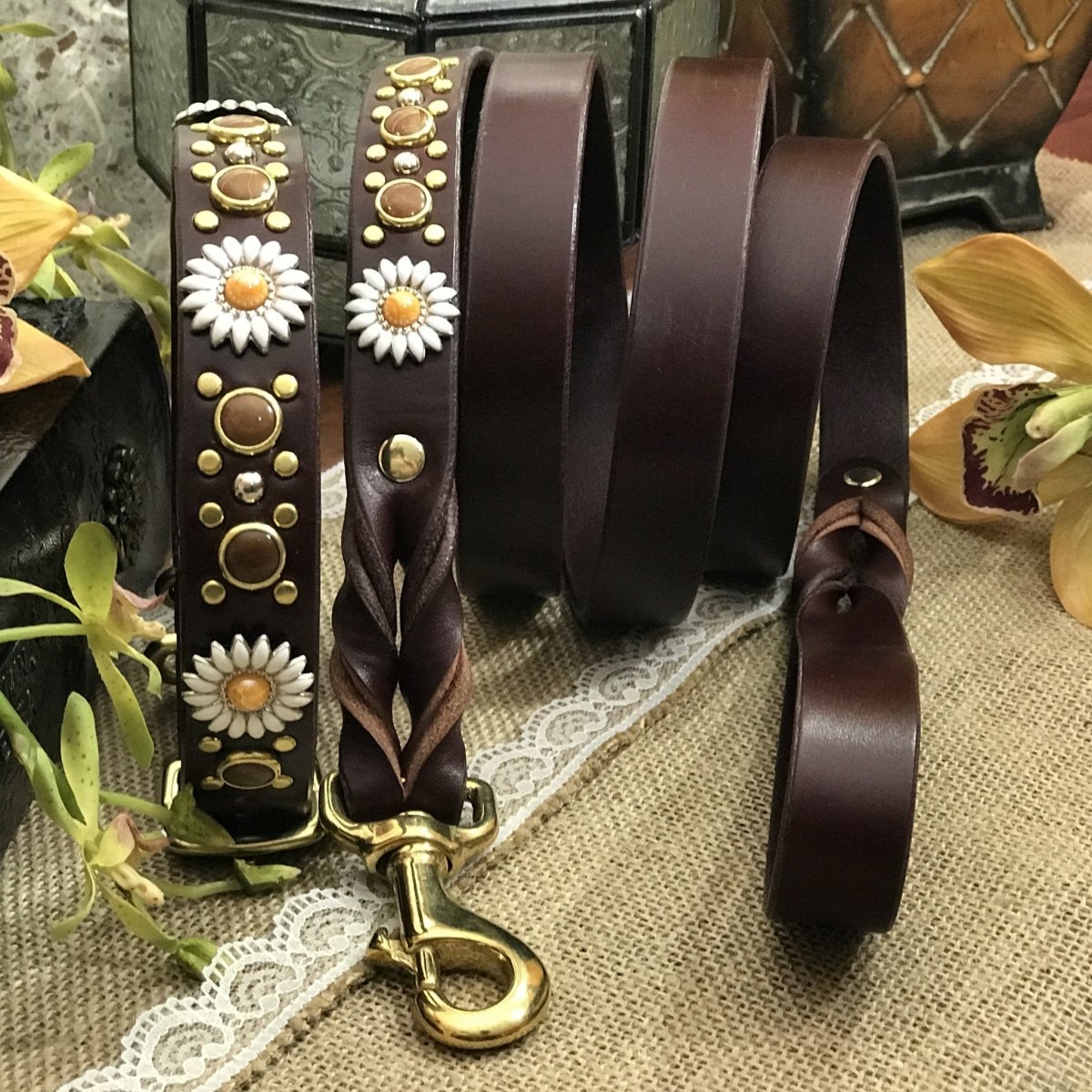 Leather Dog Collar Yessena