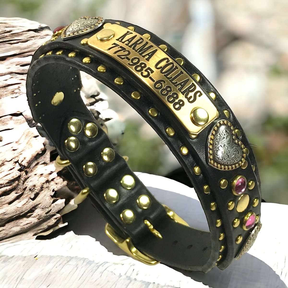 Custom Leather Dog Collar Humboldt