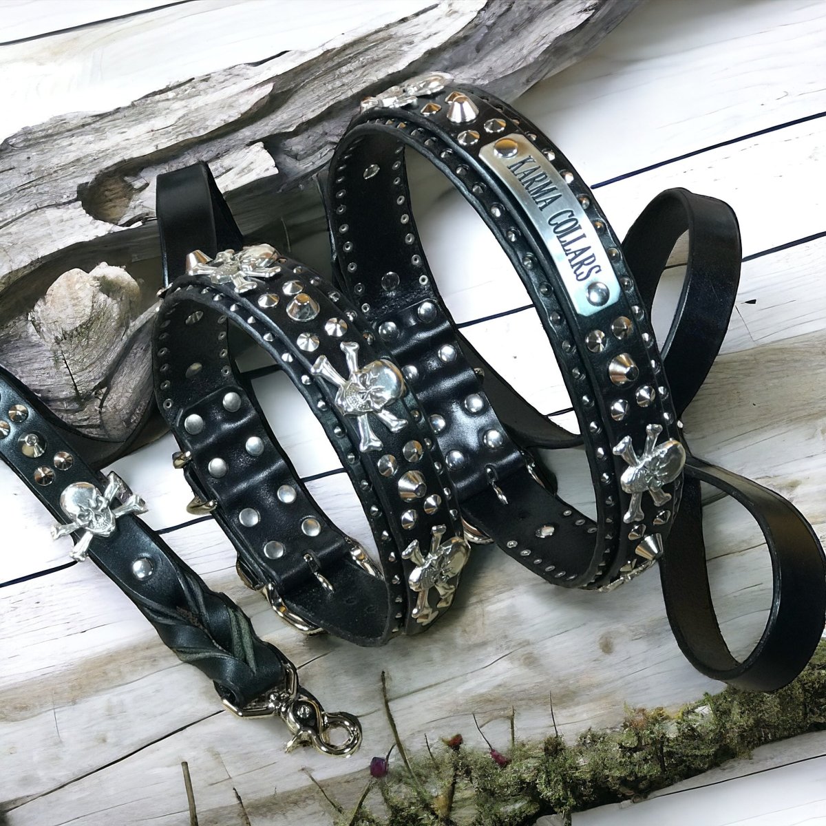 Matching Leather Dog Leash Barbarossa