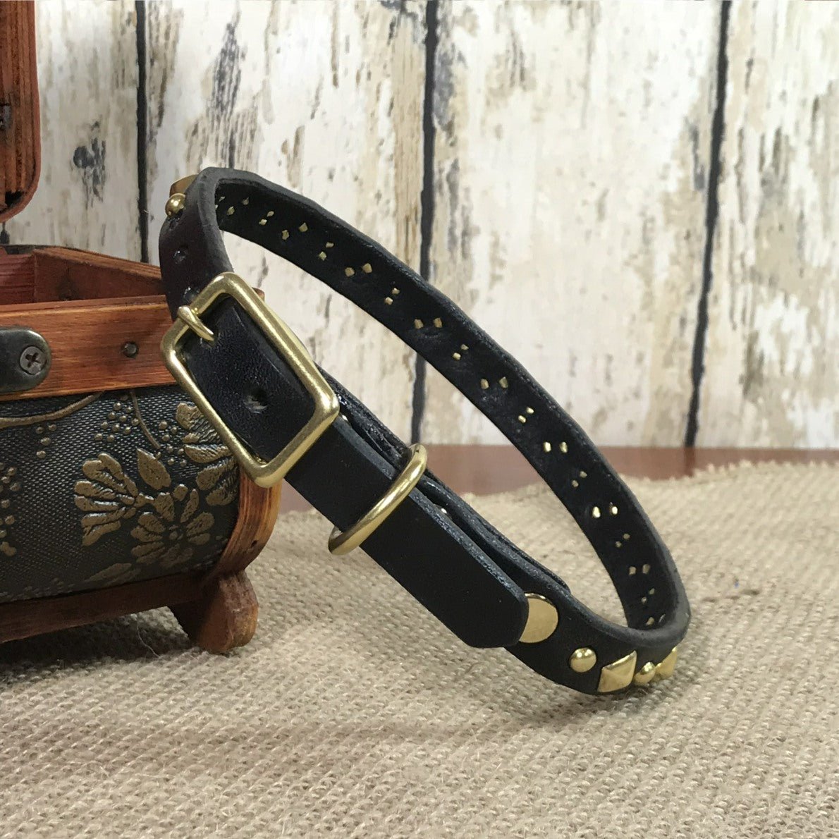 Catalina Leather Dog Collar (Handmade)