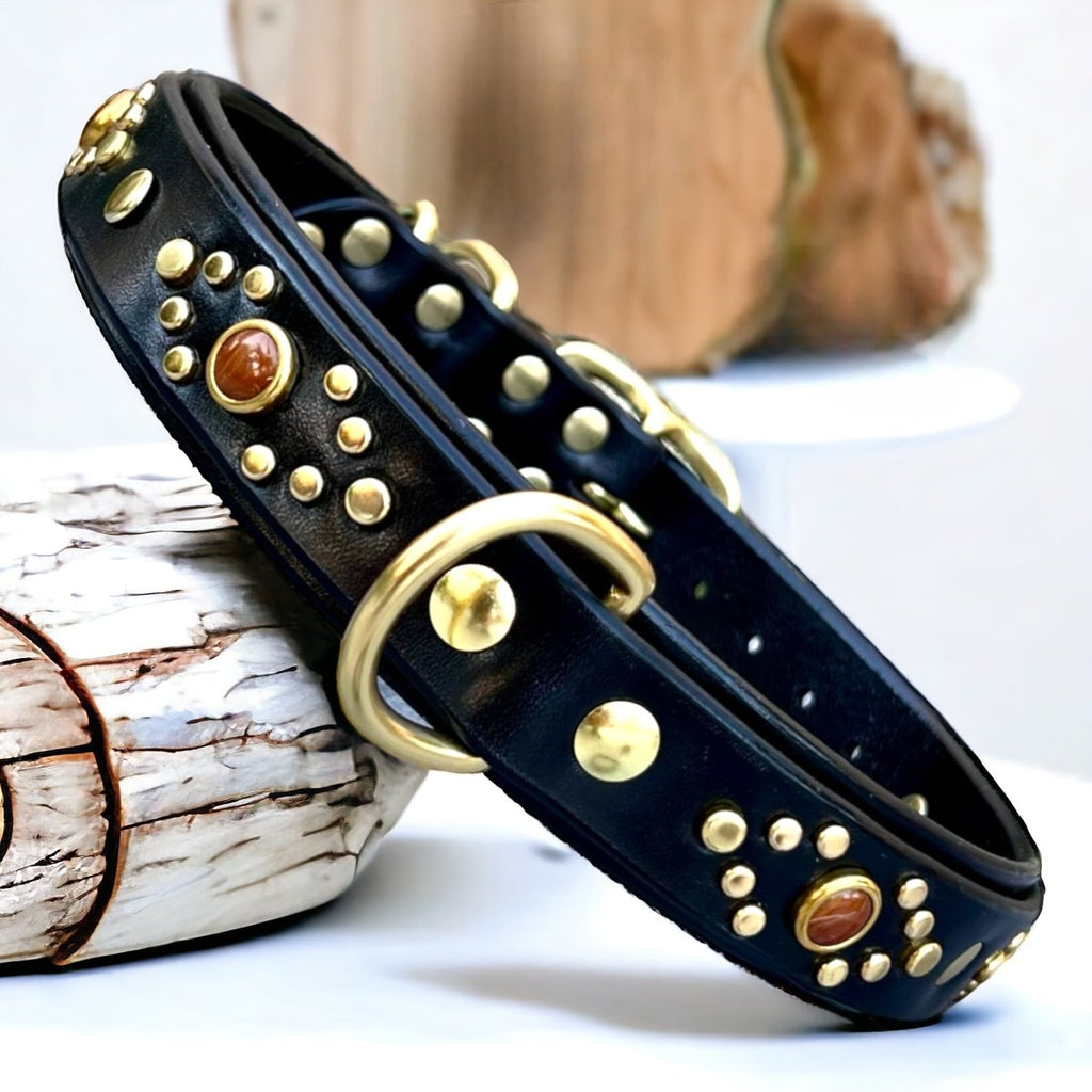 Phoenix Leather Dog Collar