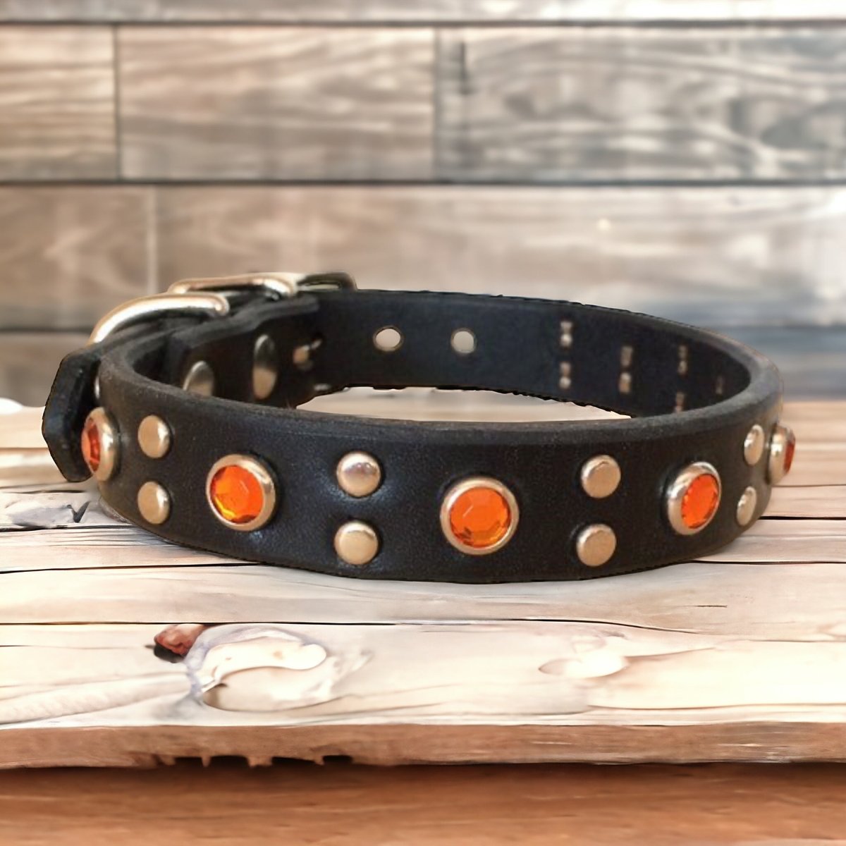 Castro Leather Dog Collar (Handmade)