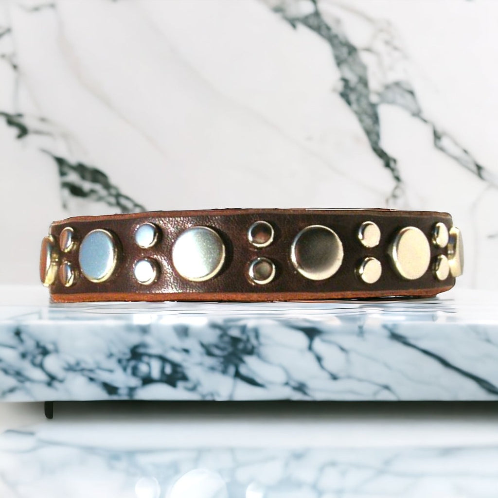 Brixton Leather Dog Collar