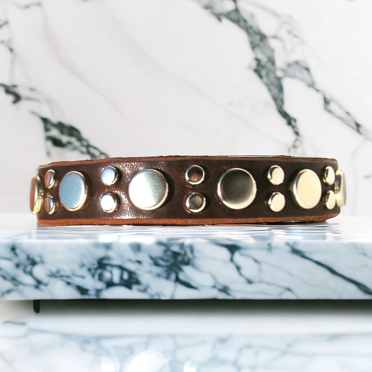 Brixton Leather Dog Collar