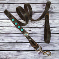 Matching Leather Dog Leash Bahia