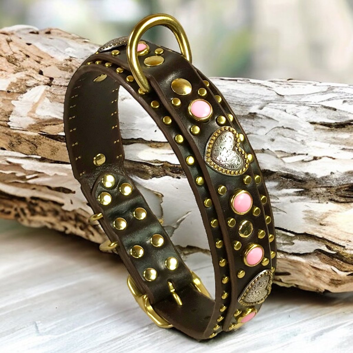 Custom Leather Dog Collar Humboldt