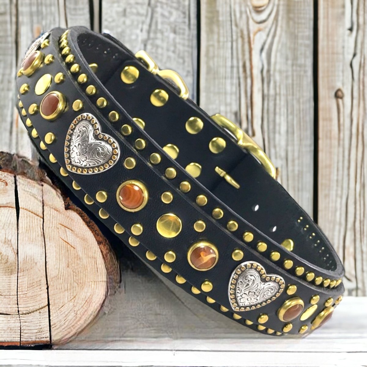 Custom Leather Dog Collar Humboldt